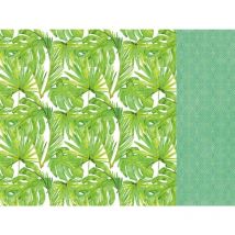 12x12 Scrapbook Paper - Palm Sold in Packs of 10 Sheets