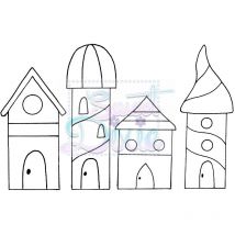 LM Zendoodle Houses A6