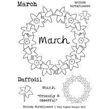 BH British Birth flowers March