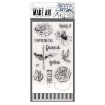Wendy Vecchi Stamp Die Stencil Set Flowers Say It All