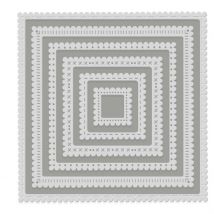 Scallop Edge Stitched Mats Sweet Dixie Cutting Die