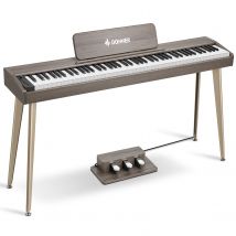 Donner DDP-60 Digitalpiano - Grau-Braun / Piano