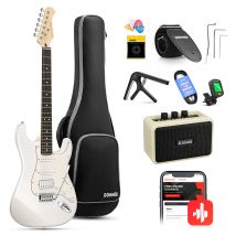 Donner DST-152 E-Gitarre Einsteiger Set ST Type 39 Zoll, DST-152W / Gitarre