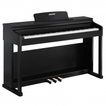 Donner DDP-100 Home Digitalpiano mit 88 Hammermechanik Tasten, Schwarz / Piano