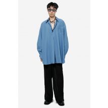 Camicia POPOVER in cotone azzurro