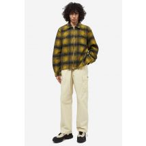 Giacca WOOL PLAID ZIP in cotone giallo