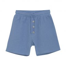 Huttelihut Mousseline Short - Blauw - Maat 104