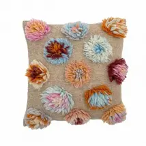 Bloomingville Somma Kussen Wol - Multicolor