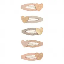 Mimi & Lula - Teeny Heart Mini Clic Clacs - Klemmetjes Met Hartjes