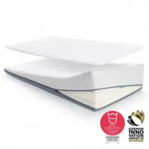 Aerosleep Pack Premium: Matras En 3D Matrasbeschermer | Matras voor Babybed - 120X60 CM