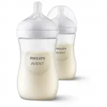 Philips Avent Natural 3.0 Zuigfles 260 ml – Duo Pack – Antikrampjes – BPA-vrij – Natuurlijk Voeden