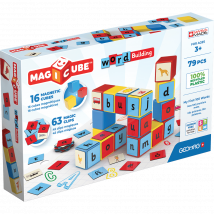 Geomag Magicub Magnetisch Speelgoed Word Building | 55 Onderdelen