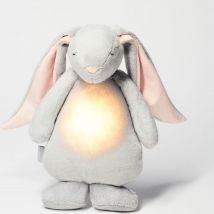 Moonie The Humming Friend Konijn - Cloud  | Witte Ruis Knuffel Met Lichtje