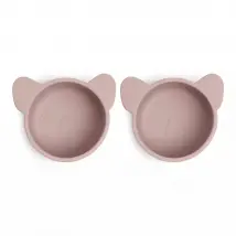 Nuuroo Siliconen kommetjes - Woodrose - 2 Pack | Kinderservies