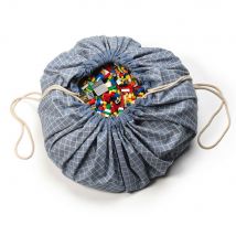 Play&Go Noomad Original Organic - Grid Blue