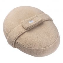 Doomoo Relaxhoes/voedingskussenhoes Teddy Biscuit –  Zachte Biokatoen – Met Veiligheidstuigje – Beige