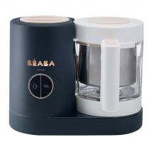 Béaba Babycook Neo Keukenrobot – Babyvoedingmaker Night Blue | Glazen Kom & RVS Mandje – Stoomkoker & Blender