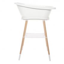 Bébé-jou Babybad Sense – White | Babybadje op Poten met Standaard – Veilig & Comfortabel Baden