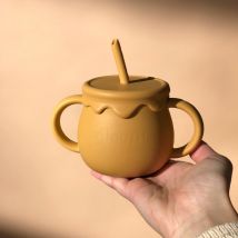 Gloop! 3 In 1 Siliconen Oefenbeker Mango