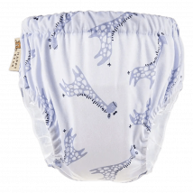 Happy Bear Wasbaar Oefenbroekje - Blue Giraffe - One Size