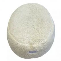 Ilmaha Relaxhoes Voor Voedingskussen of Zwangerschapskussen – Teddy Ecru – Zacht & Ademend Babynestje – Universele Pasvorm