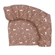 Main Sauvage Hoeslaken voor Babybed 70X140 - Retro Woodland Print