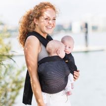 Minimonkey Tweeling Draagzak - Twin Carrier - Zwart