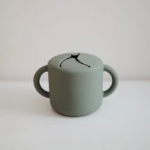 Mushie Snack cup - Cambridge Blue | Snack Beker