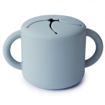 Mushie Snack cup - Powder Blue | Snack Beker