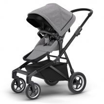 Thule Sleek Kinderwagen Grijs Melange Op Zwart