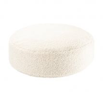Wigiwama Ronde Poef - Cream White Ottoman