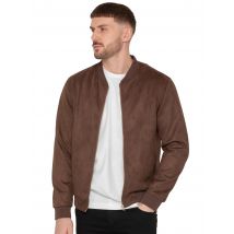 Enzo Milano | Mens Suede Bomber Jacket