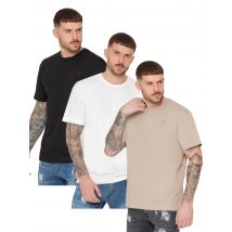 Enzo | Oversized Crew Neck T-Shirt 3 Pack