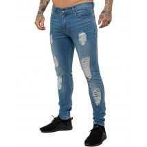 Mens Denim Ripped Denim Jeans lsw | Enzo Designer Menswear