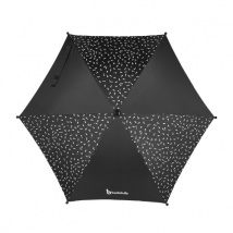 Ombrelle Anti-UV 50+ pour bébé. Large Protection Solaire. Universelle pour poussette. Fixation pression | Badabulle , Noire
