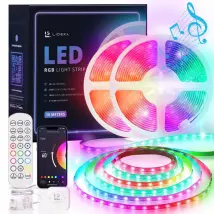 Lideka® - LED Strip 10 Meter (2x5) - RGB - Smart LED Lights