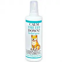 Calming dog spray for barking, stress, anxiety (natural herbal)