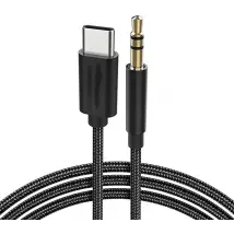 Type C to Aux Cable 3.5 mm Audio Jack 1.5 M Length