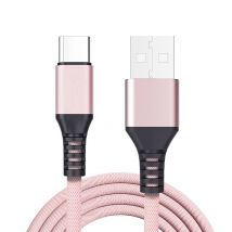 USB To Type C Fast Charging (1.5 Meter) Lead Nylon Charger Cable