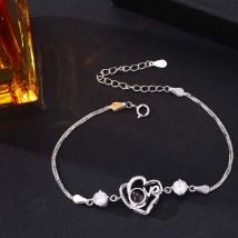 Foto Projektion Armband mit Bild im Stein - Love Herz