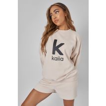 Kaiia Oversized Sweatshirt Cream UK 6