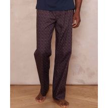 Burgundy Paisley Cotton Lounge Pants
