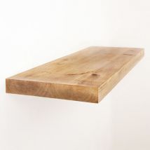 12x2 Smooth Floating Shelf - Outlet - Save 20% - Smoke Pine 30cm  - Funky Chunky Furniture