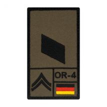 Patch grade Korporal gauche - Sable / Links