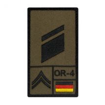 Patch grade Stabskorporal gauche - Sable / Links