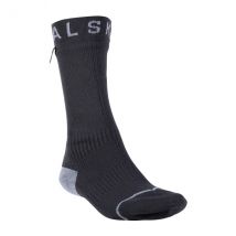 Chaussettes Sealskinz Briston Hydrostop noir grisL