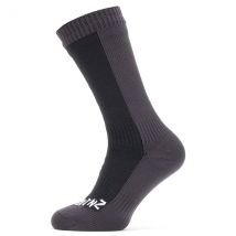 Chaussettes étanches Sealskinz Starston noir grisS
