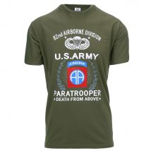 T-Shirt U.S. Army Paratrooper 82ND - Olive / XL / Paratrooper 82ND