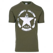T-Shirt U.S. Army Paratrooper 82ND - Olive / M / Vintage Star
