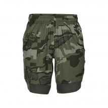 Short Train Stretch Camo baroque green - XS
